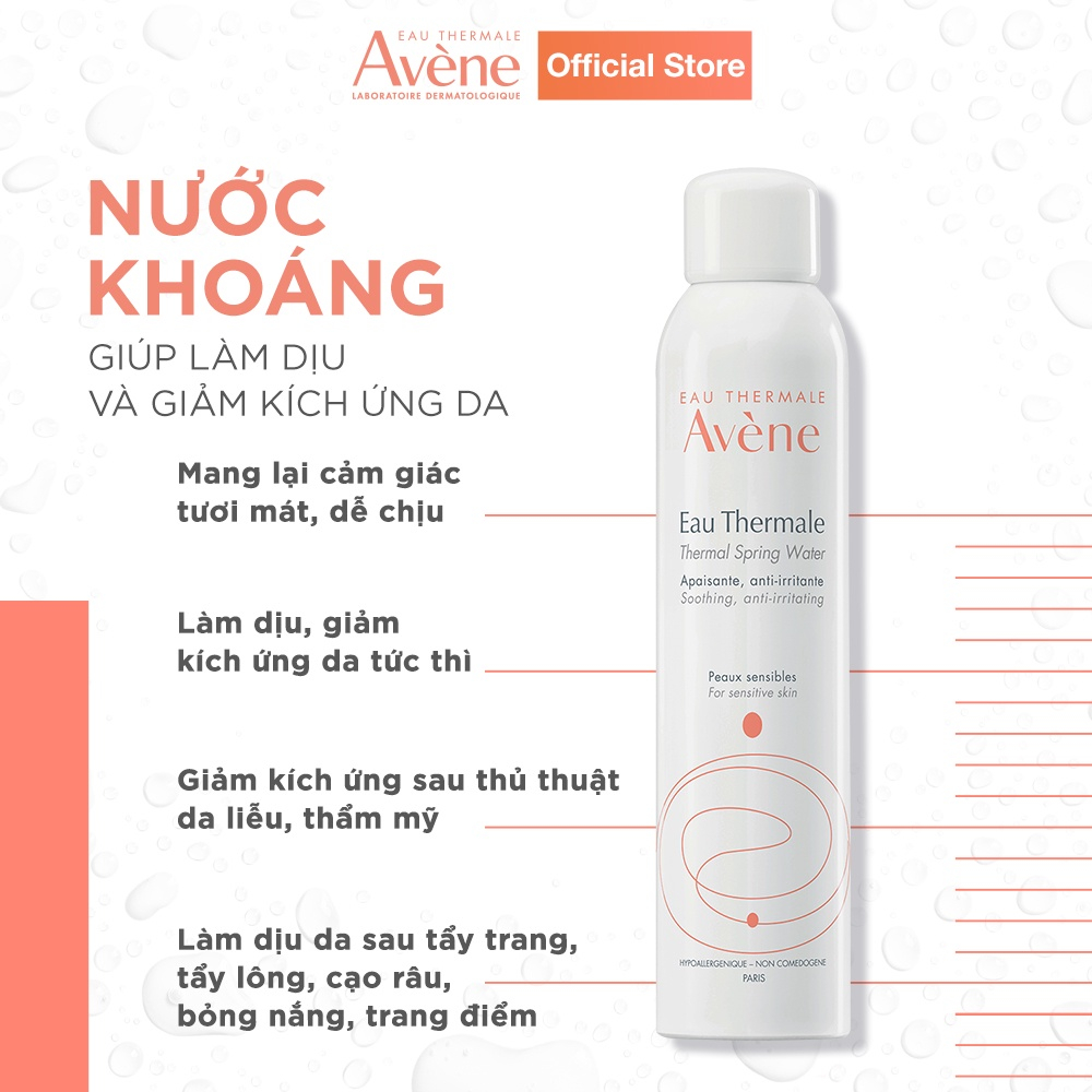 Xịt Khoáng Avène Eau Thermale 150ml/300ml
