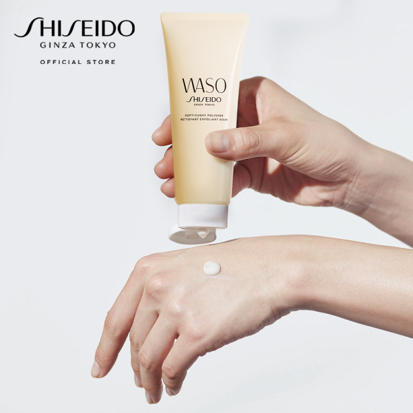 Kem tẩy tế bào chết Shiseido WASO Soft+Cushy Polisher 75ml nhập khẩu