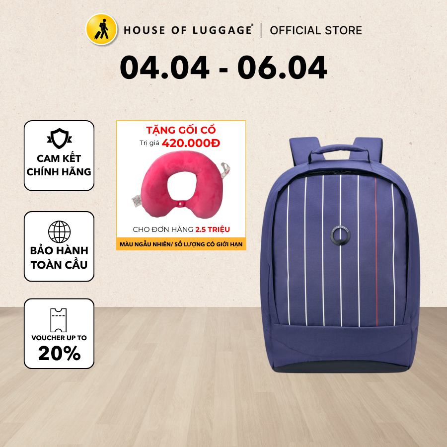 Balo laptop 13.3" Securban DELSEY - PHÁP