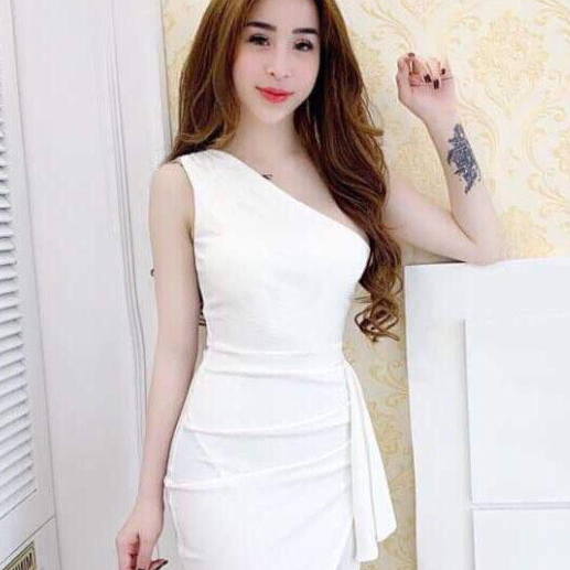 Đàm Body Lệch Vai Đan Dây ( Có Mút Ngực ) Thời Trang [ Fashion New ]
