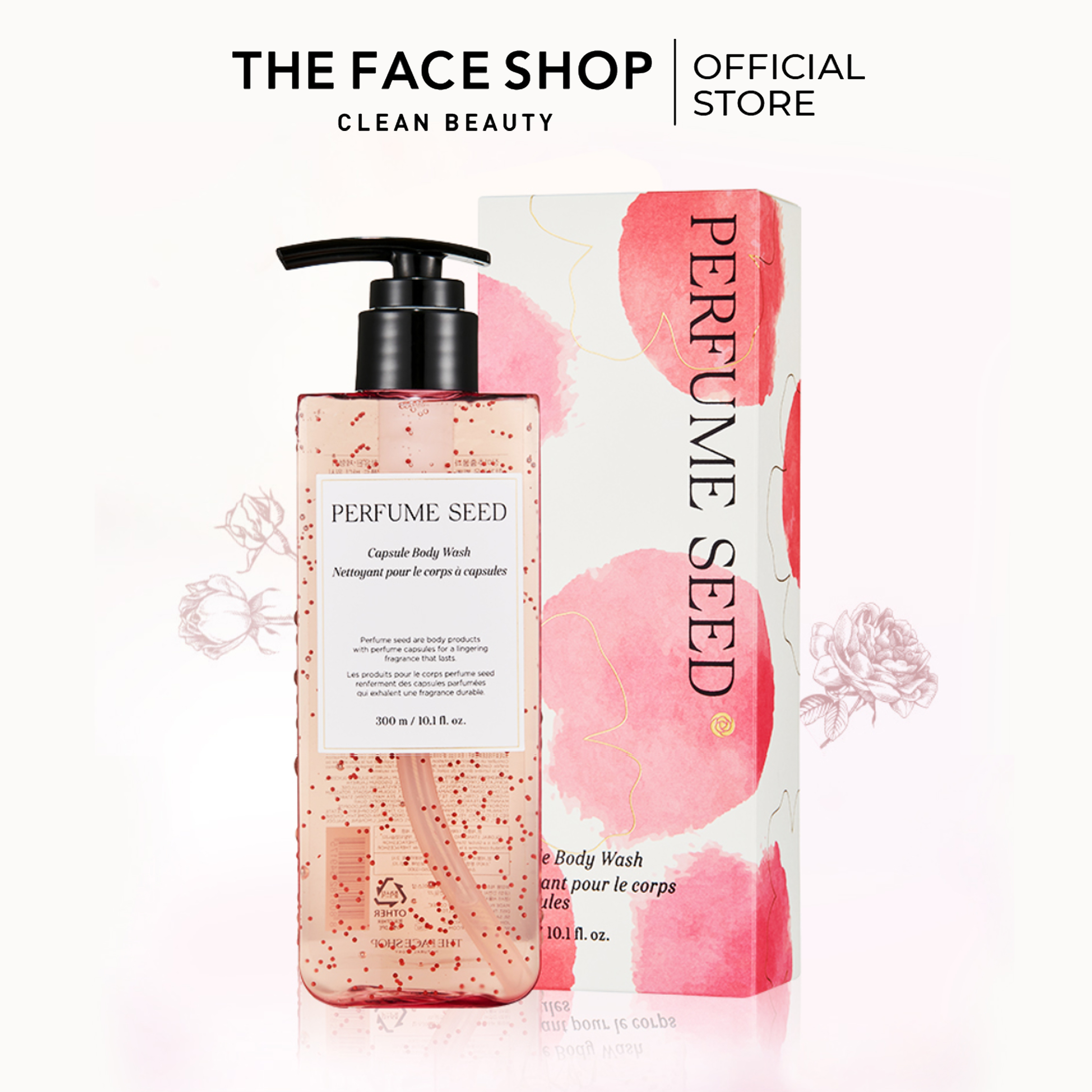 Sữa Tắm Dạng Gel Hương Nước Hoa Thefaceshop Perfume Seed Capsule Body Wash 300ml
