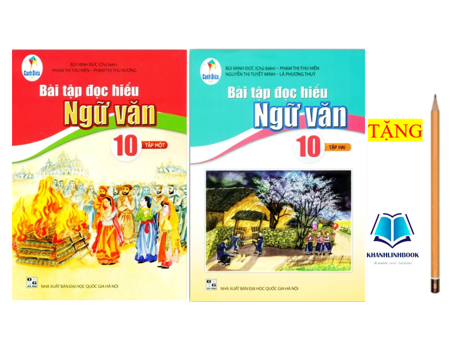 Sách - combo bài tập đọc hiểu ngữ văn 10 - tập 1 + 2