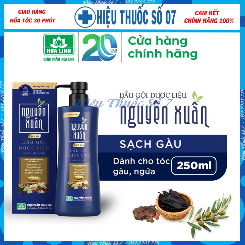 Dầu gội dược liệu Nguyên Xuân sạch gàu 250ml