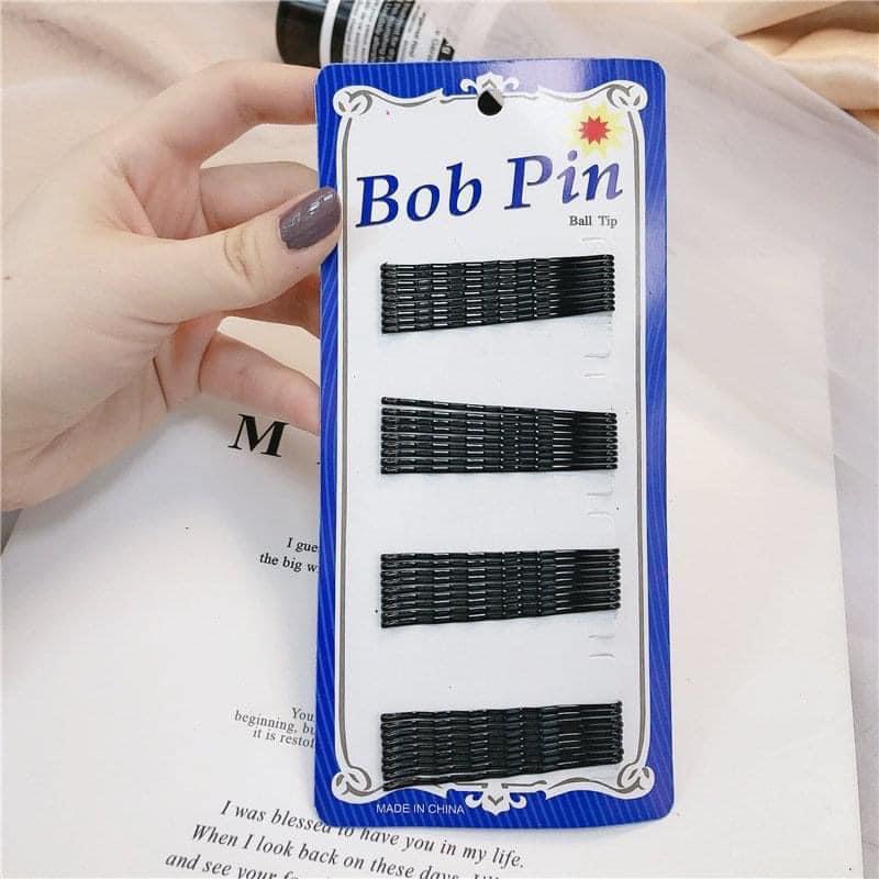 Set 36 cây kẹp tăm đen bob pin cao cấp dáng dài