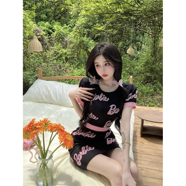 set len dệt kim - set len barbie hot hit