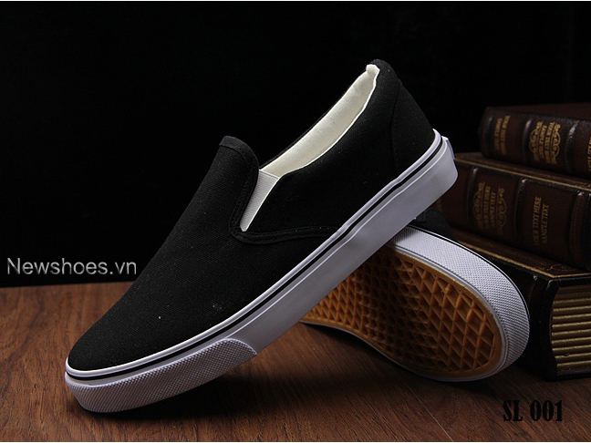 Giày Slipon ĐEN  Siêu HOT mới nhất năm -  ẢNH THẬT[FREE SHIP]