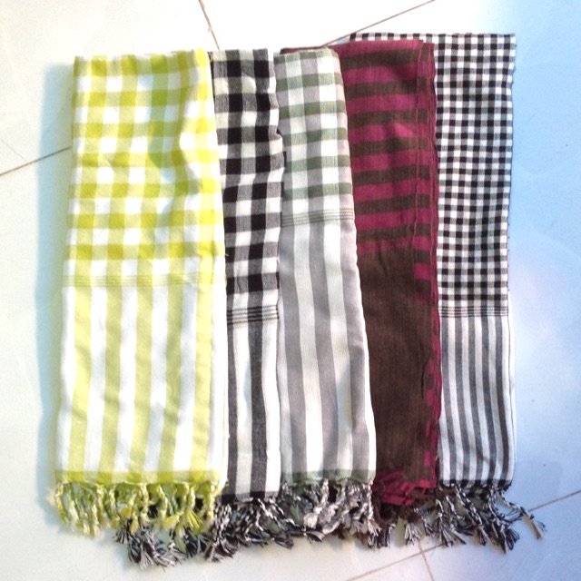 Khăn rằng đủ màu loại tốt chất cotton mềm mại