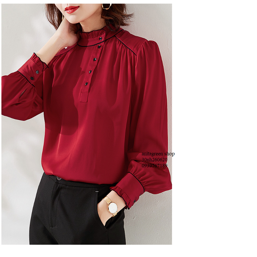 Nh260620-áo sơ mi nữ thanh lịch