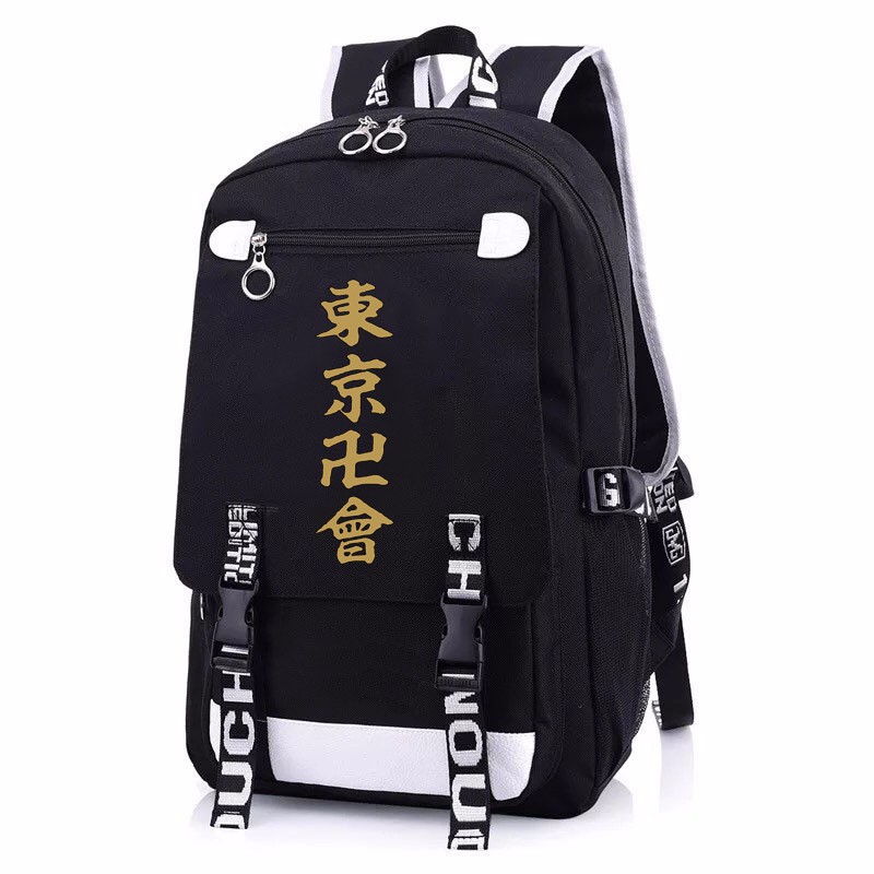 Balo nam nữ in hình Thiết kế BANG TOKYO MANJI anime Tokyo Revengers Kịch Trường Của Takemichi chibi thông minh đi học