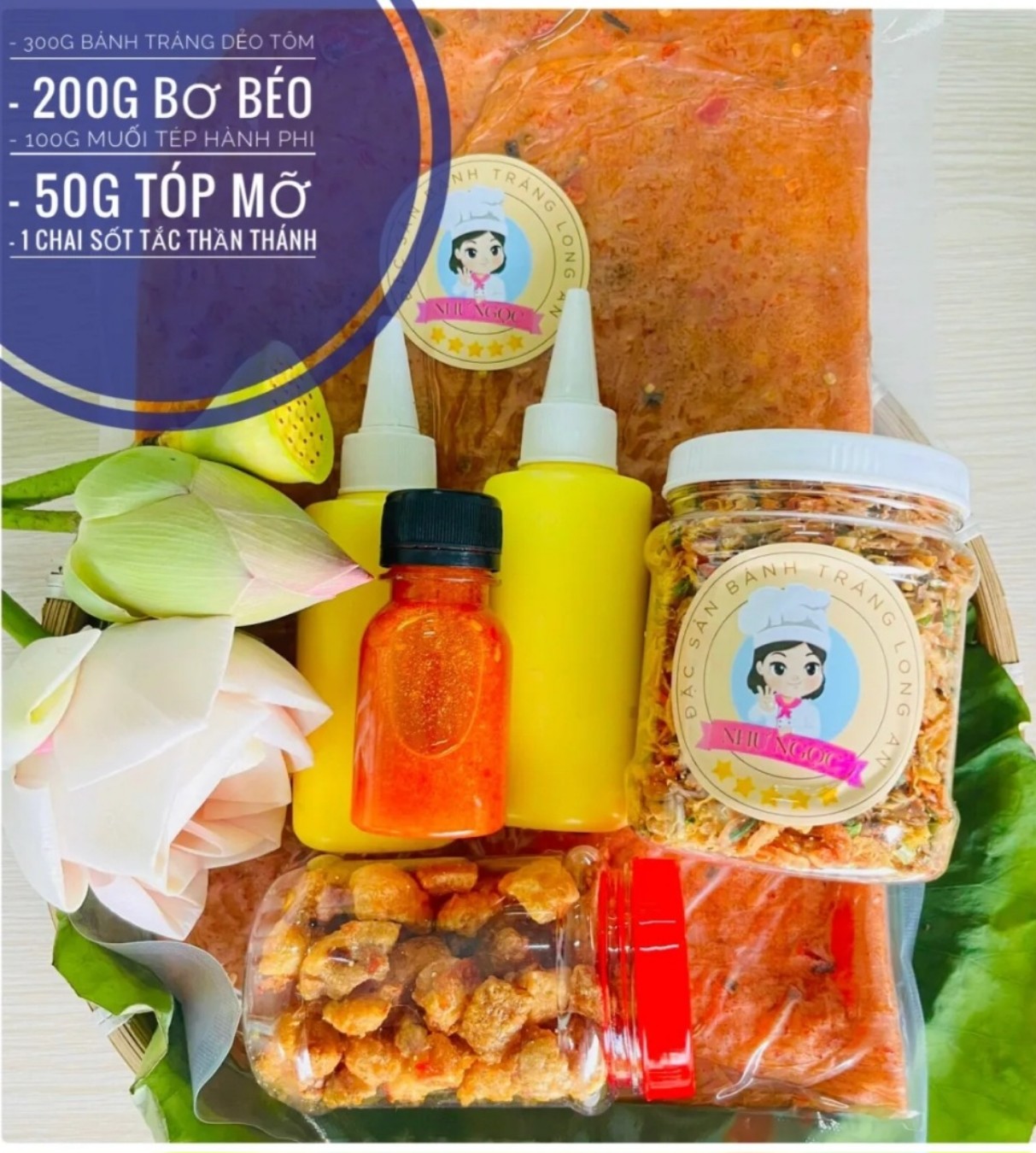 COMBO BÁNH TRÁNG PHƠI SƯƠNG DẺO TÔM
