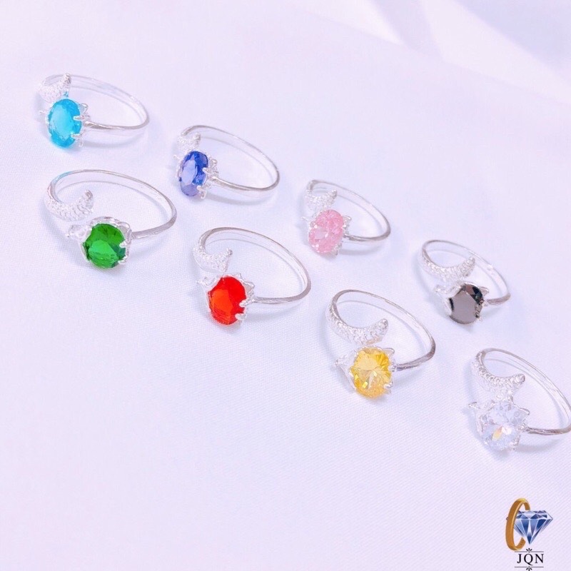 Nhẫn bạc hồ ly may mắn tình duyên đính đá đủ màu phong thủy, chất liệu chuẩn bạc ta sáng đẹp, các họa tiết sắc sảo, thiết kế đa dạng phong phú, mẫu mã mới bắt kịp xu hướng