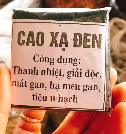 Cao xạ đen miếng 100g