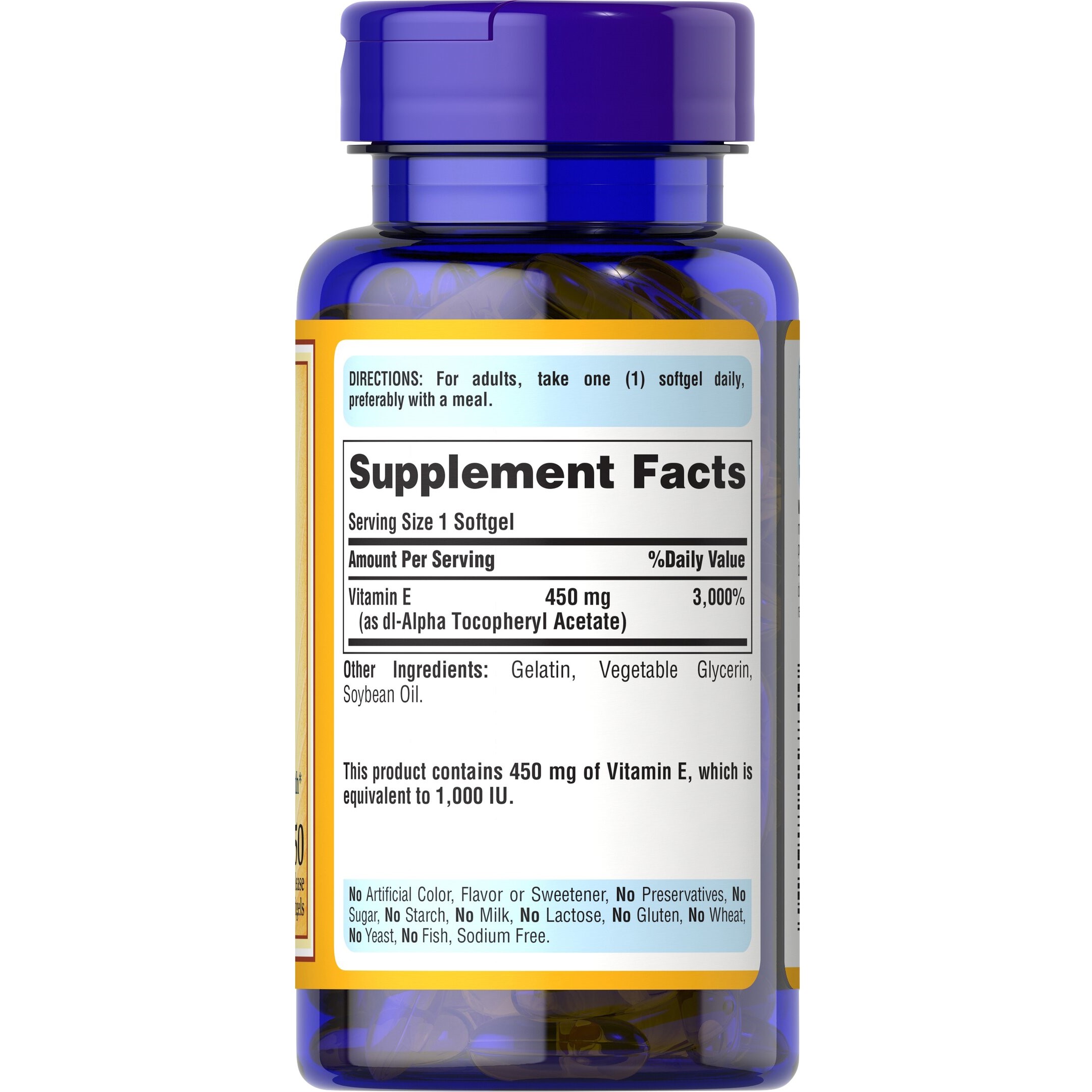 Viên bổ sung puritans pride vitamin e 1000iu 100 viên