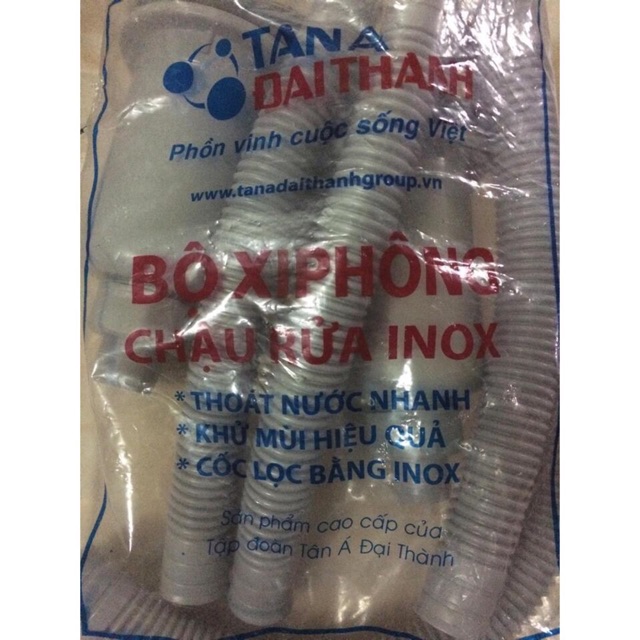 Bộ phụ kiện Xi Phông chậu rửa Inox (xiphong chậu rửa bát)