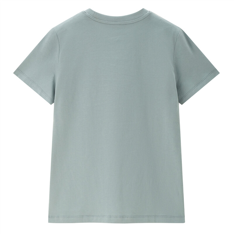 Giordano áo thun nữ cổ tròn cotton 100% tay ngắn dệt kim in hình chữ cái Free Shipping 05393211