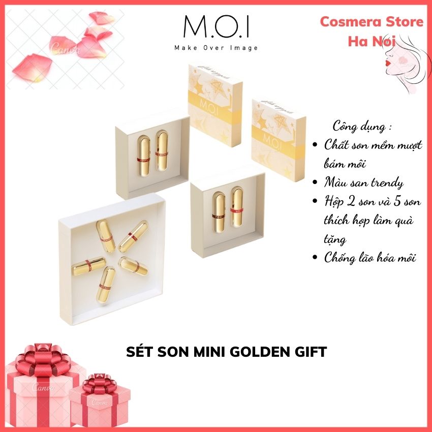 RẺ VÔ ĐỊCH+Freeship Son thỏi Mini golden gift Hồ Ngọc Hà mềm môi, lên màu
