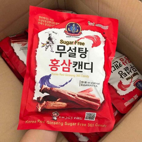 KẸO SÂM KHÔNG ĐƯỜNG HÀN QUỐC 365 (500g)