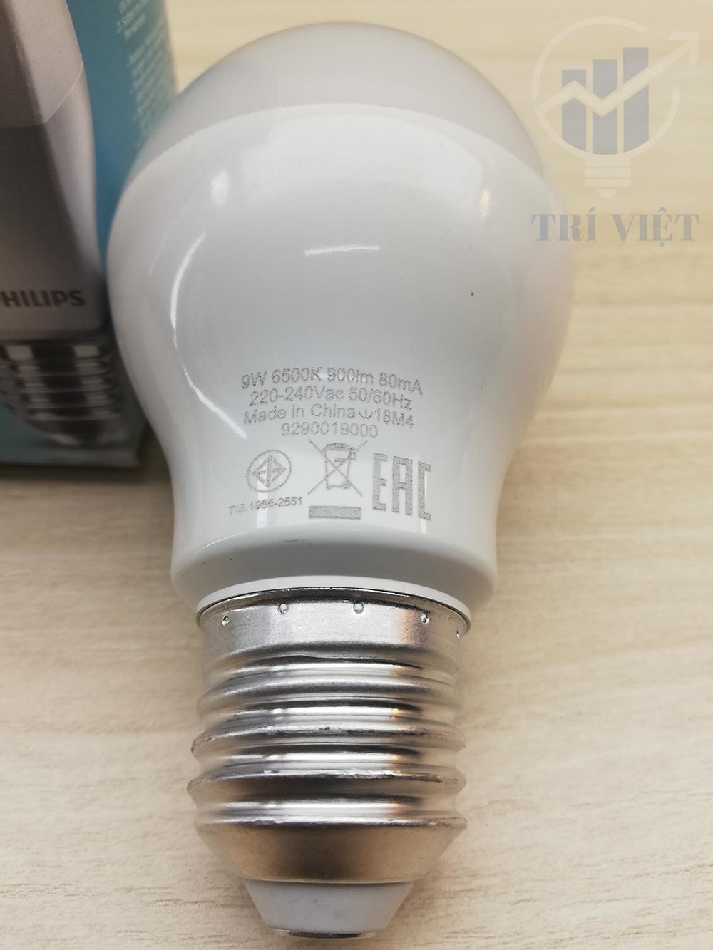 [HCM]Bóng đèn LED Philips 9W (Ánh sáng Trắng)