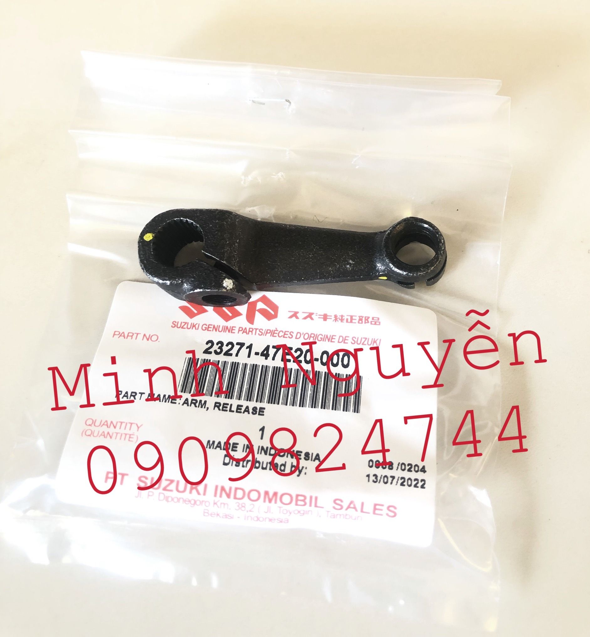 Cần kéo côn satria fi/ raider fi chính hãng suzuki