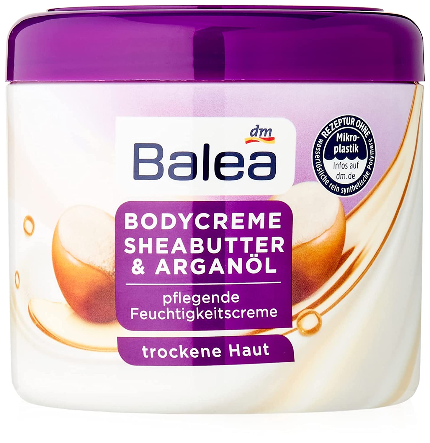 Kem Dưỡng Thể Balea Bodycreme Sheabutter & Arganol, 500 ml
