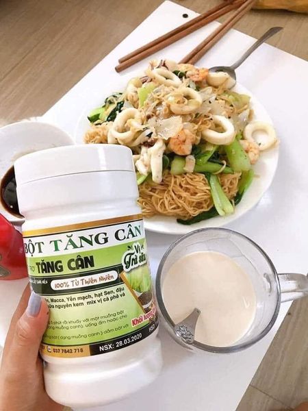 Bột ngũ cốc tăng cân Mị Hương vị trà sữa hộp 500g