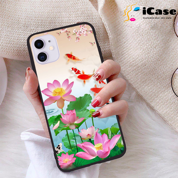 Ốp lưng iPhone 11 viền dẻo TPU BST Sen