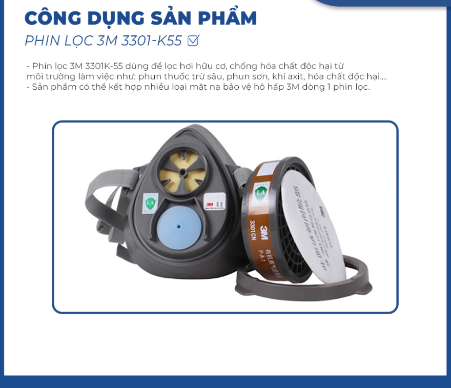 Phin Lọc 3M-3301K_100 (CN)