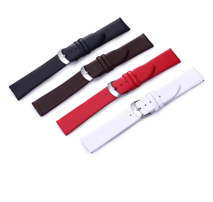 Dây da đồng hồ nam nữ da bò thật mịn siêu mềm (Chọn màu chọn size)