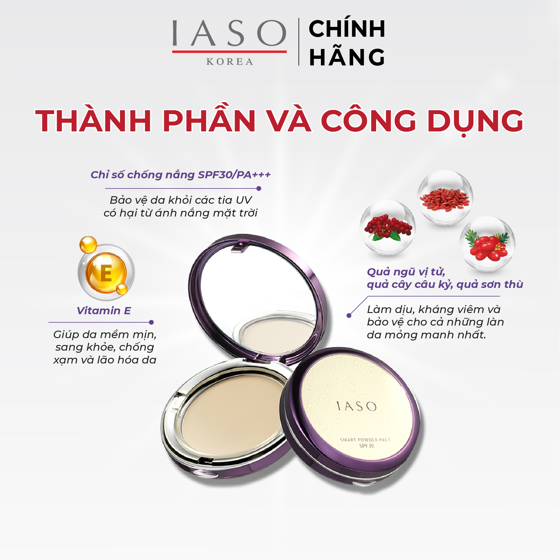 I69 Phấn nén - Smart Powder Pact Spf30 #21 14g - IASO