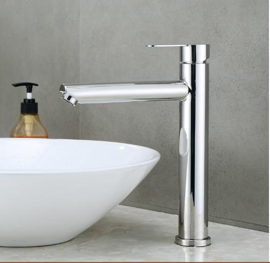 Vòi lavabo nóng lạnh cao 30cm