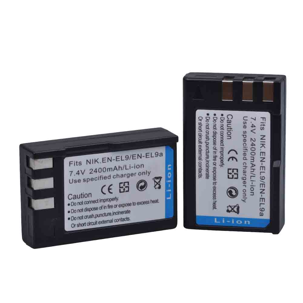 1 chiếc en-el9 2400mah en-el9a enel9 trong pin el9 el9a cho en-el9a nikon máy ảnh kỹ thuật số d40, d60, d40x, d5000, d3000