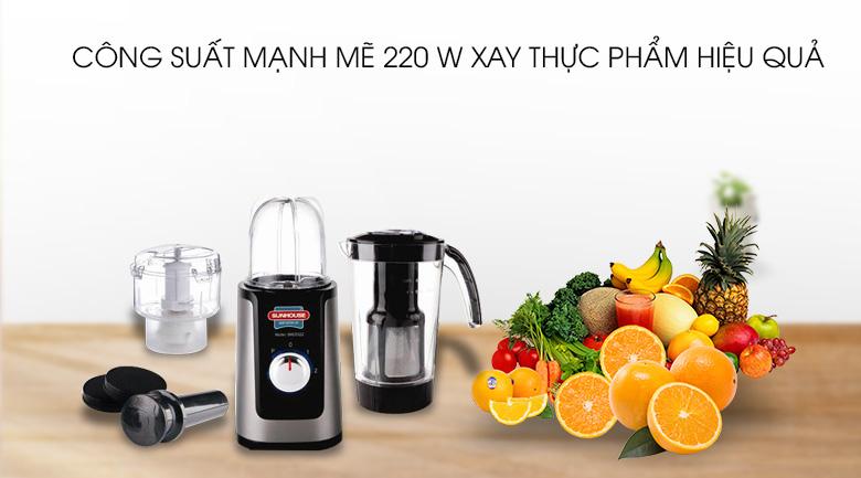 Máy xay sinh tố Sunhouse SHD 5322 Đen