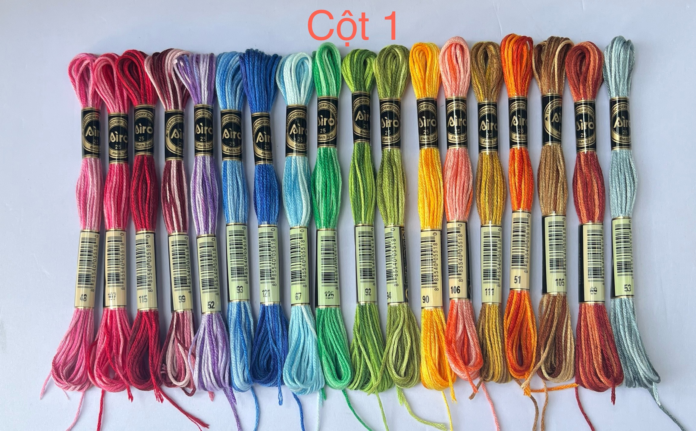 Chỉ loang Airo Chính Hãng - Cột 1 ( Gía 1 tép)