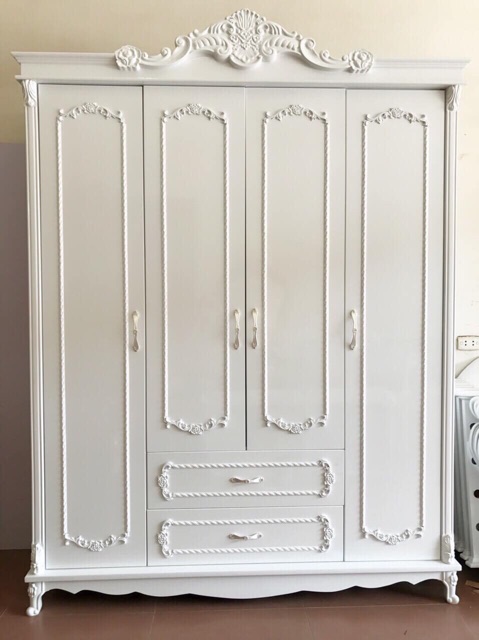 Tủ quần áo tân cổ điển 4 buồng