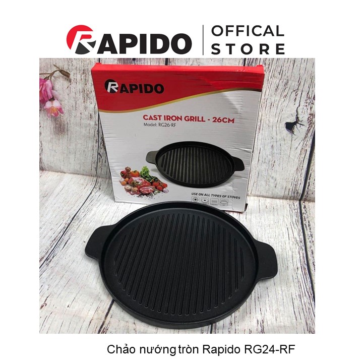 Chảo nướng rapido r-rf tròn size 24-26cm