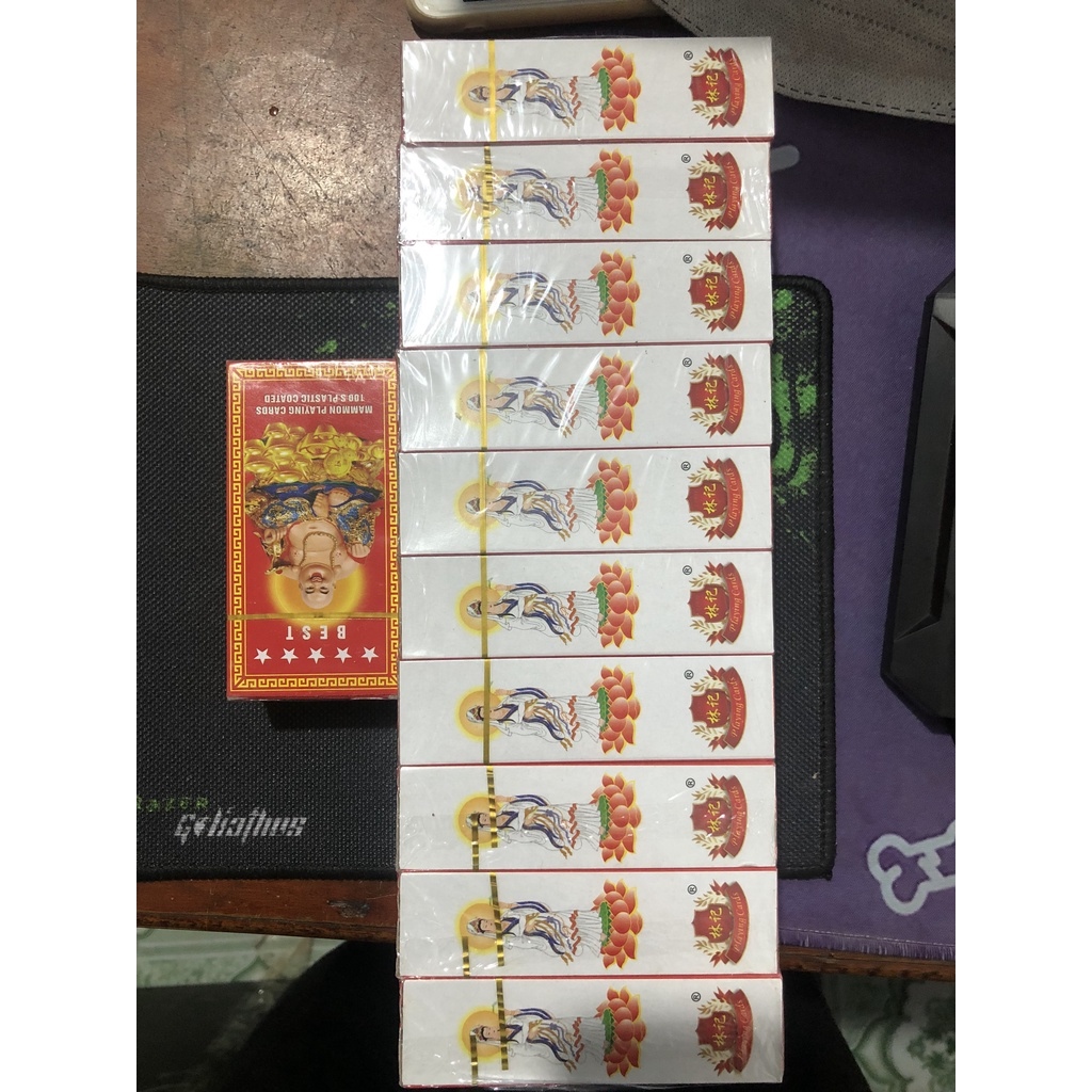 [Sỉ] 100 Cây bài chắn (1 Cây/10 bộ/100 lá)