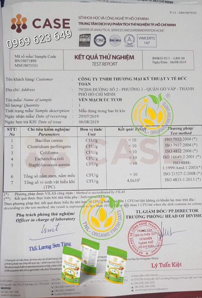 Combo 2kg yến mạch úc tươi loại 1