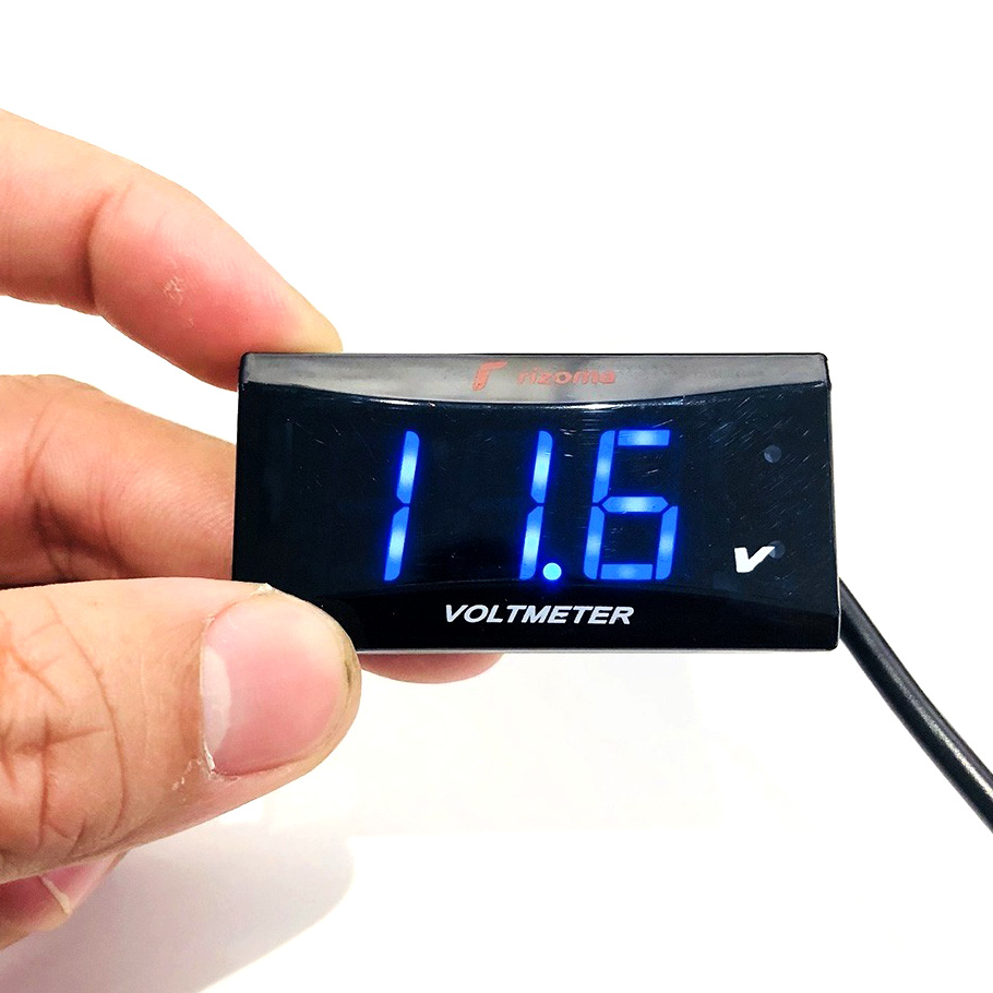 Đồng Hồ Volt Loại Dán Gắn Xe Máy [ Mẫu 1 ]