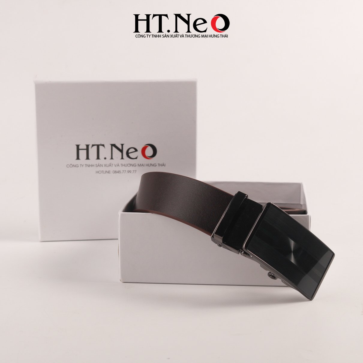 (DA BÒ 100%) Dây Lưng /Thắt Lưng Cao Cấp Thương Hiệu HT.NeO DL27