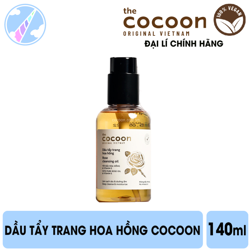 [HCM]Dầu Tẩy Trang Hoa Hồng Cocoon 140ml nhập khẩu