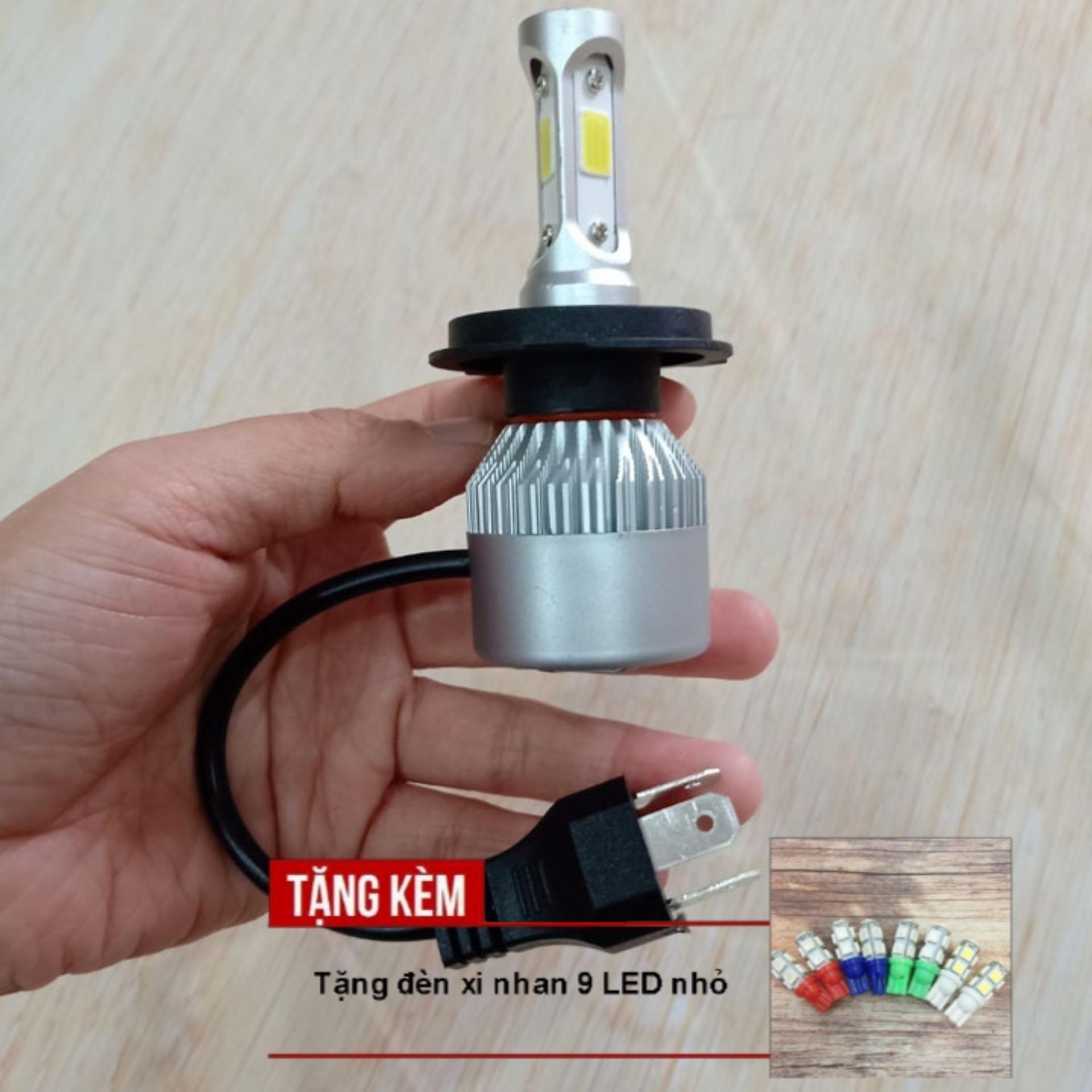 [GIÁ 1 BÓNG] Bộ đèn C6 3 tim chân H4 siêu hot trên thị trường hiện nay G270-TẶNG KÈM  ĐÈN XI NHAN 9 LED NHỎ