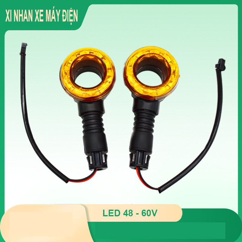 Freeship max xi nhan led xe máy điện xe đạp điện 48v - 60v