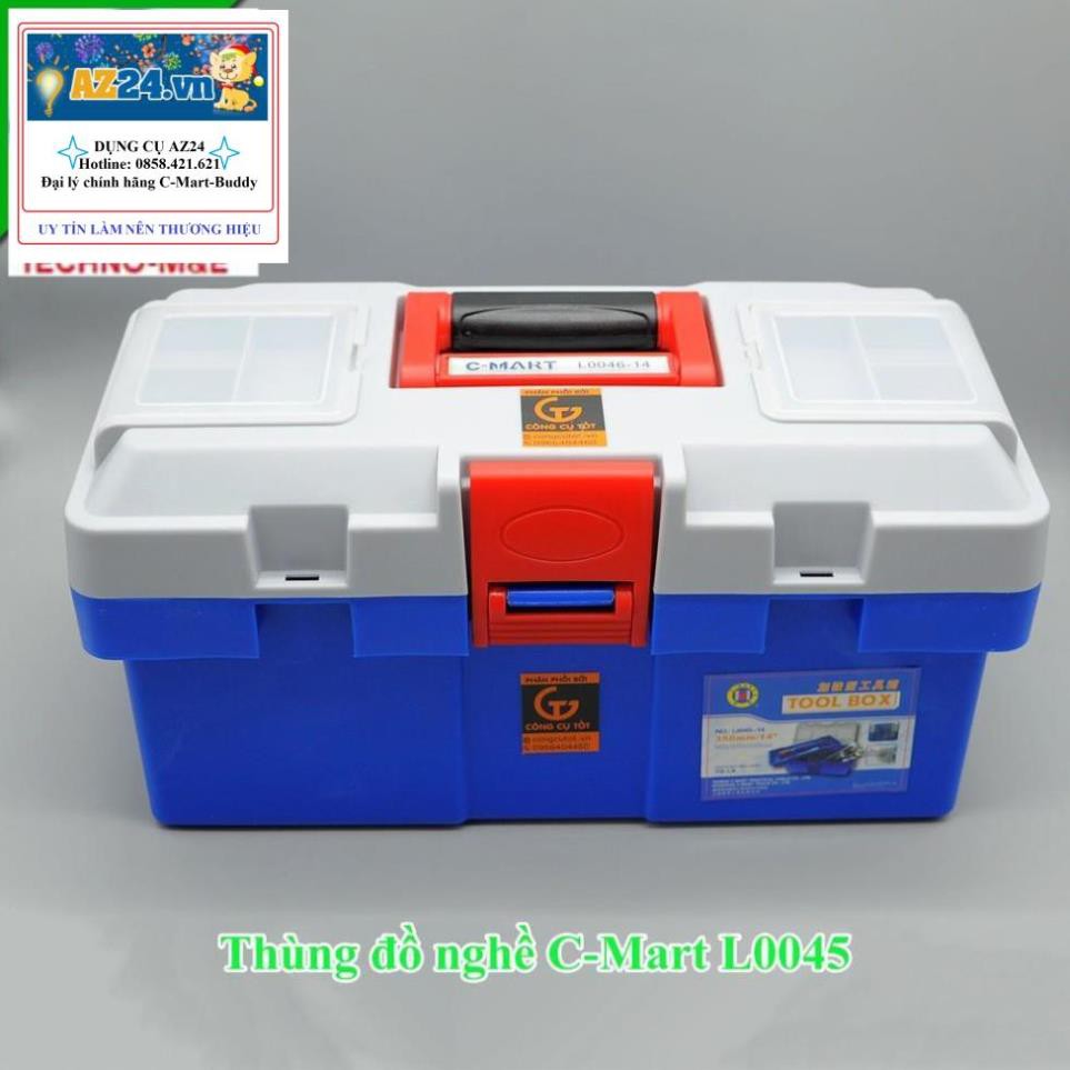 Hộp đồ nghề, thùng đựng đồ nghề C-Mart L0045