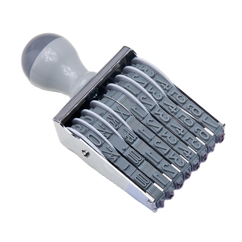Dấu đóng 8 số cao 9mm Shiny N18 ( 8 Band Number Stamp )