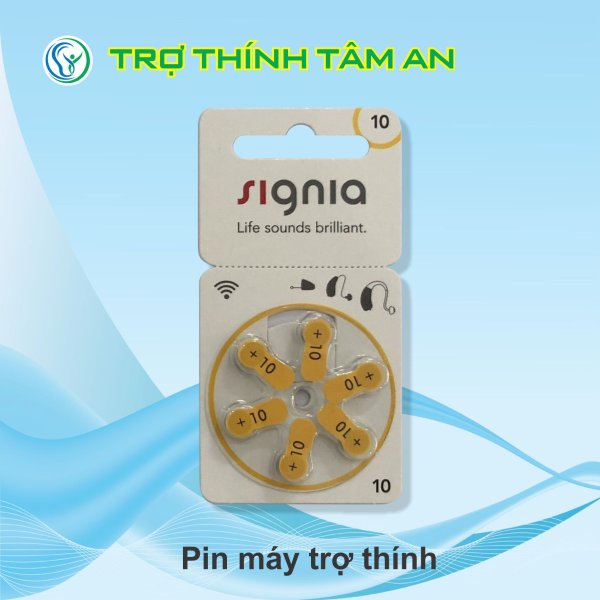 Pin trợ thính Signia 10 - hàng chính hãng, dùng cho máy trợ thính trong tai CIC 10