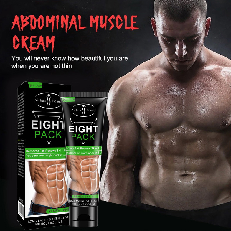 Kem massage tan mỡ bụng body 6 múi Eight Pack 80ml
