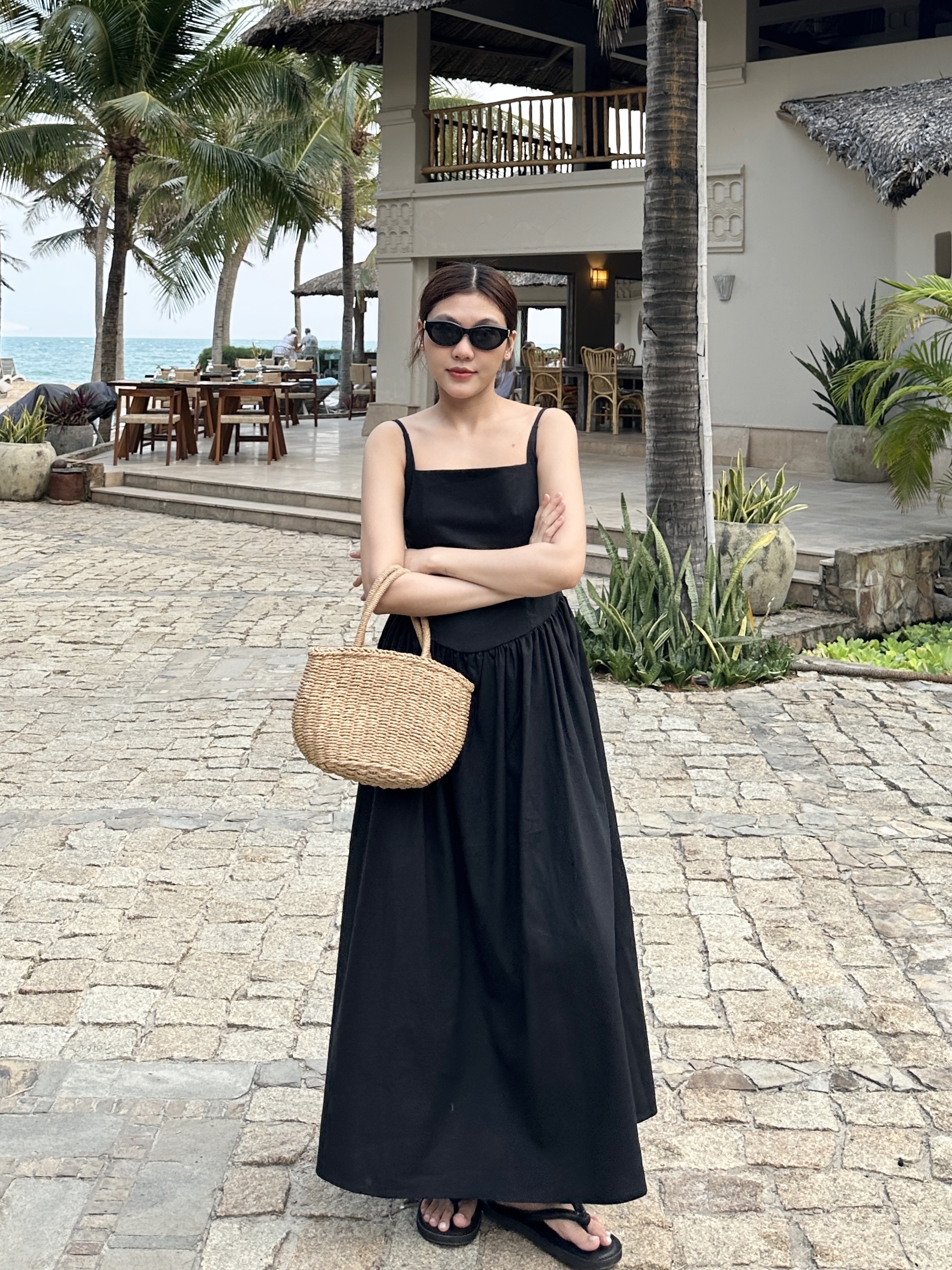 Đầm dây linen cột dây lưng - 𝐉𝐞𝐧𝐧𝐢 𝐃𝐫𝐞𝐬𝐬