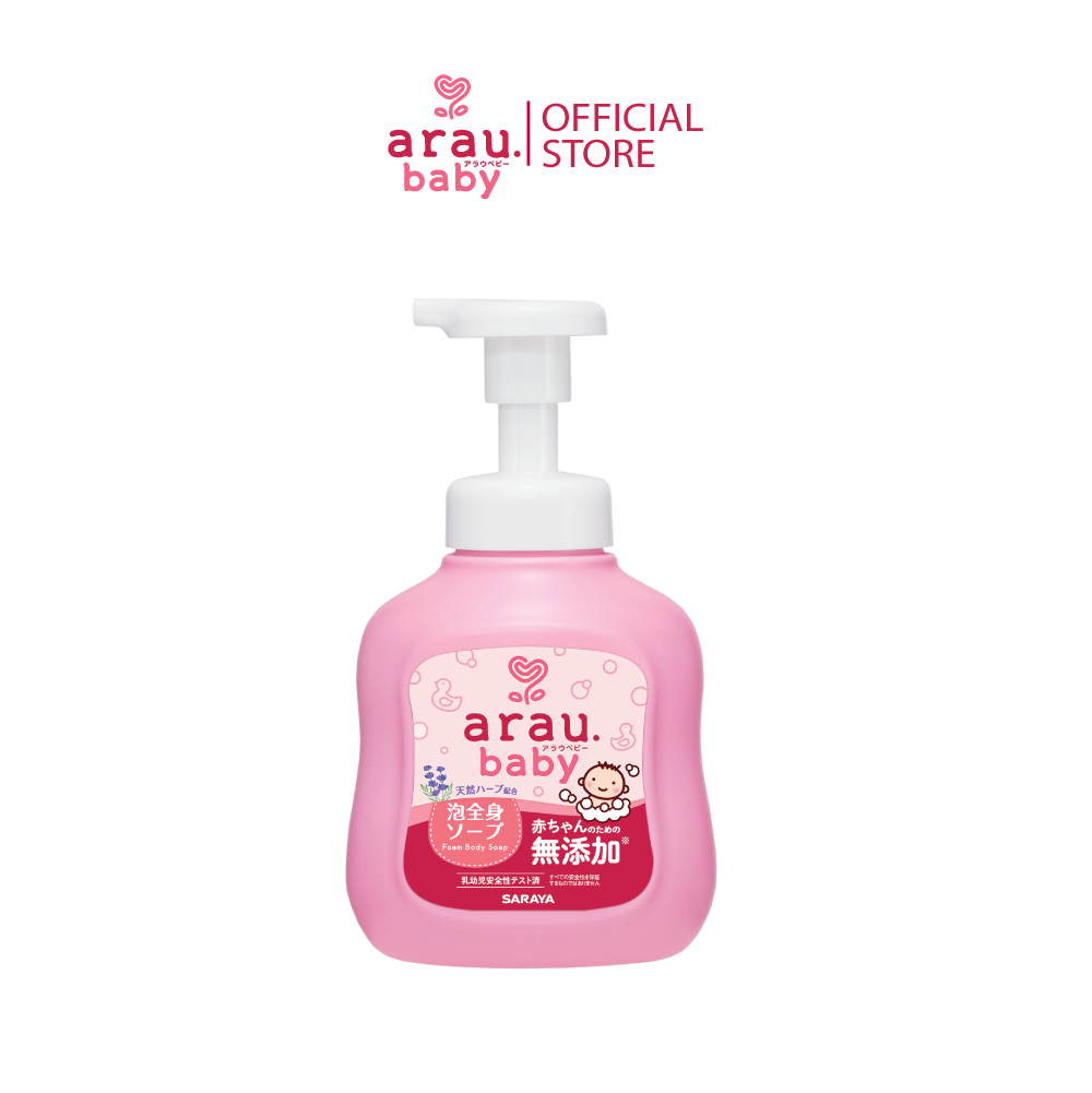 Sữa tắm trẻ em Arau Baby dạng bình 450ml
