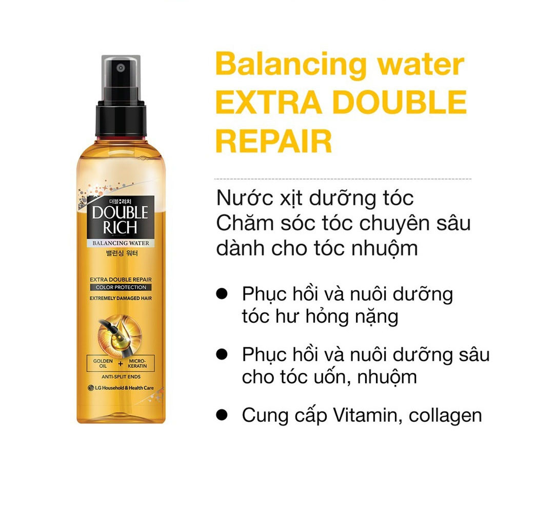 Nước Dưỡng Tóc Double Rich Óng Mượt 250ml