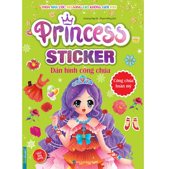 Sách Princess Sticker - Dán Hình Công Chúa - Công Chúa Hoàn Mỹ - Newshop